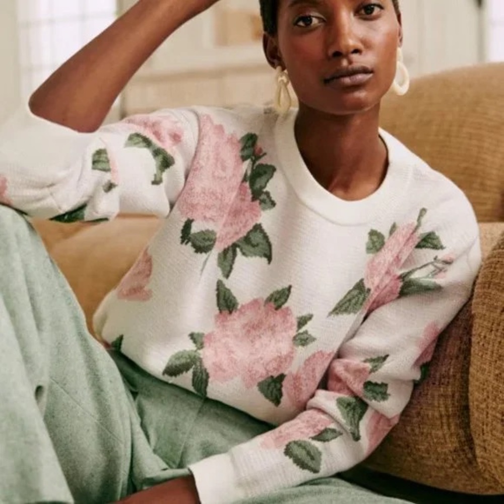 Sezane Adolie Jumper - Pink Creation